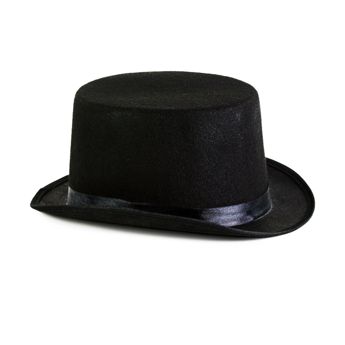 Black top hat for adults 12 cm