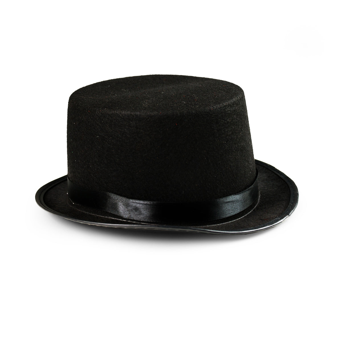 Black top hat for adults 12 cm