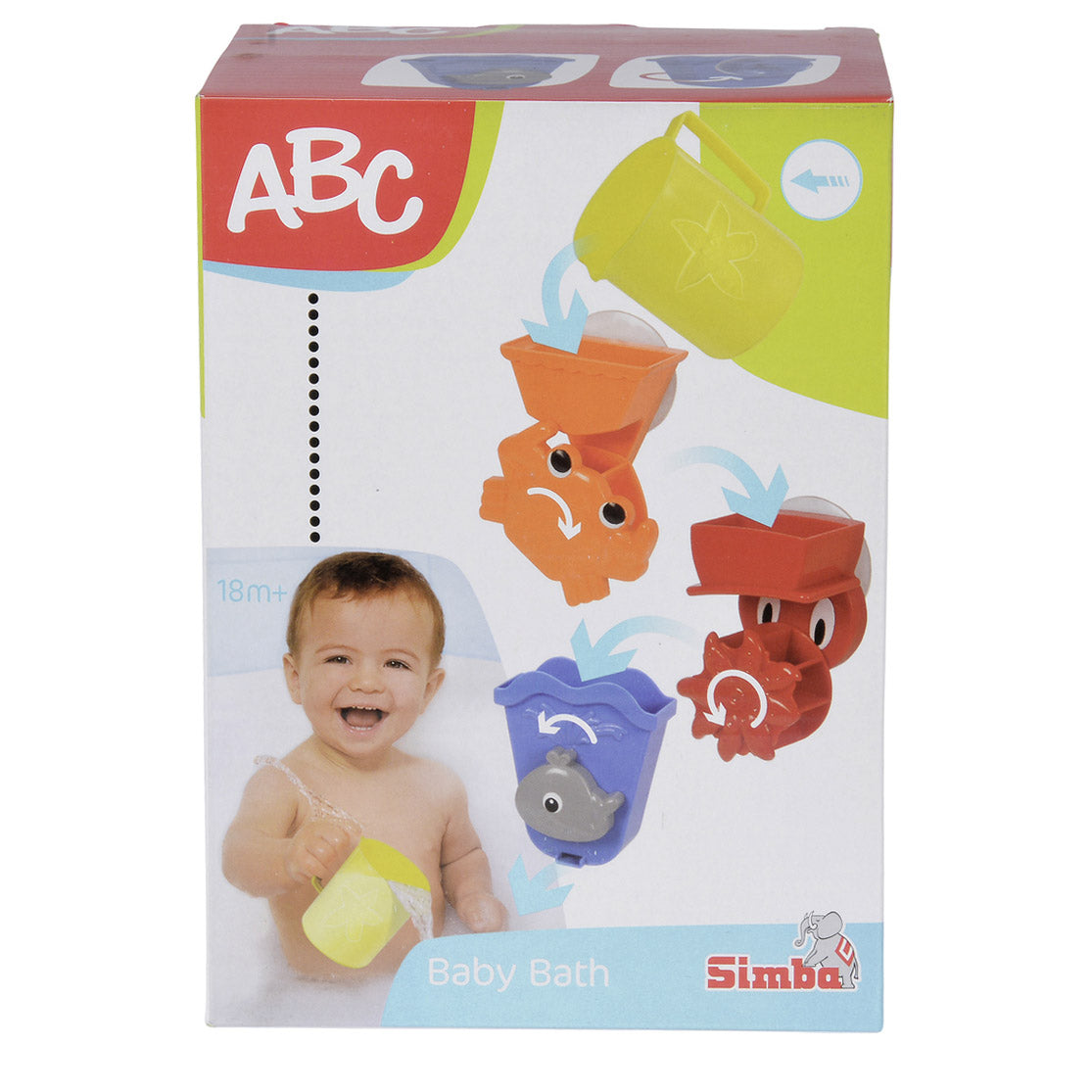Bath toy set with cup