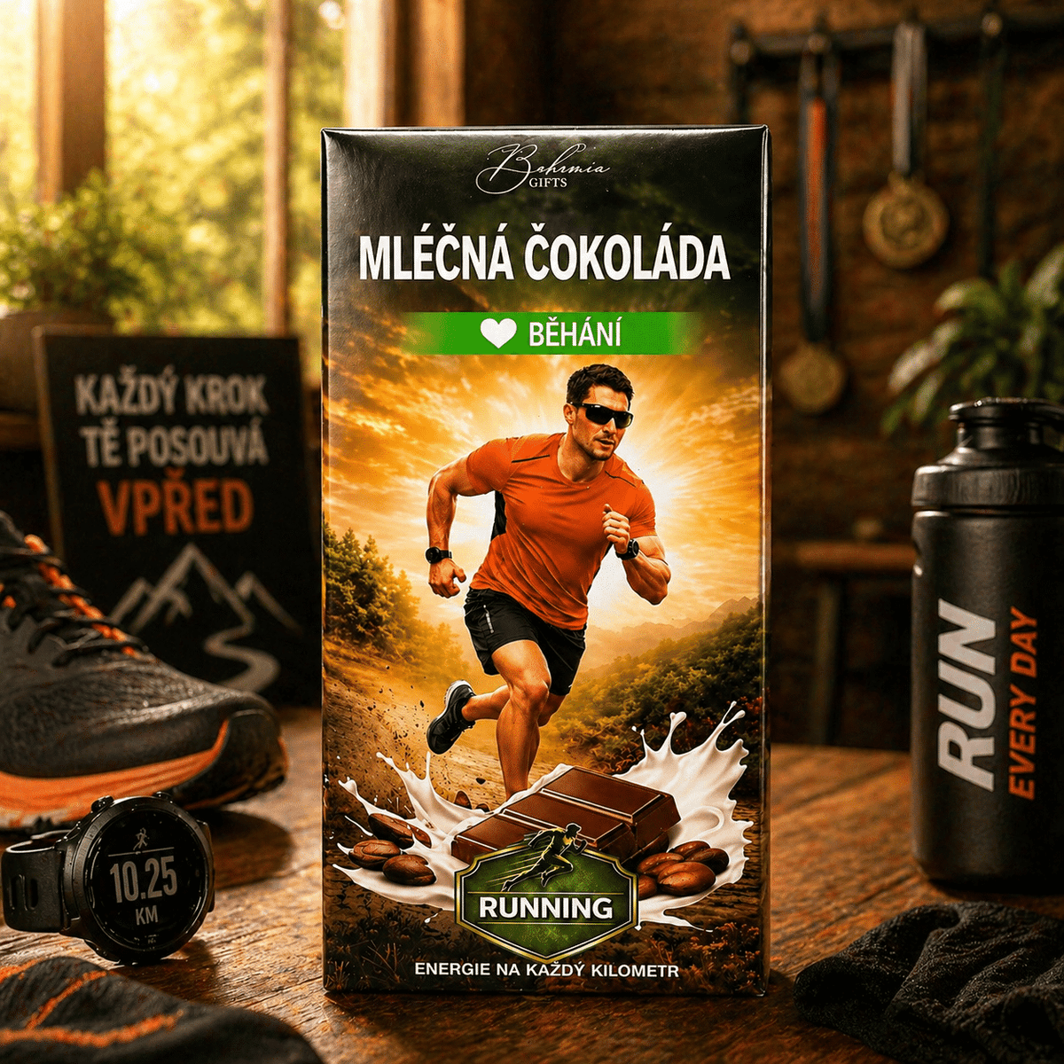 Gift Milk Chocolate 100 g – Running (Man)