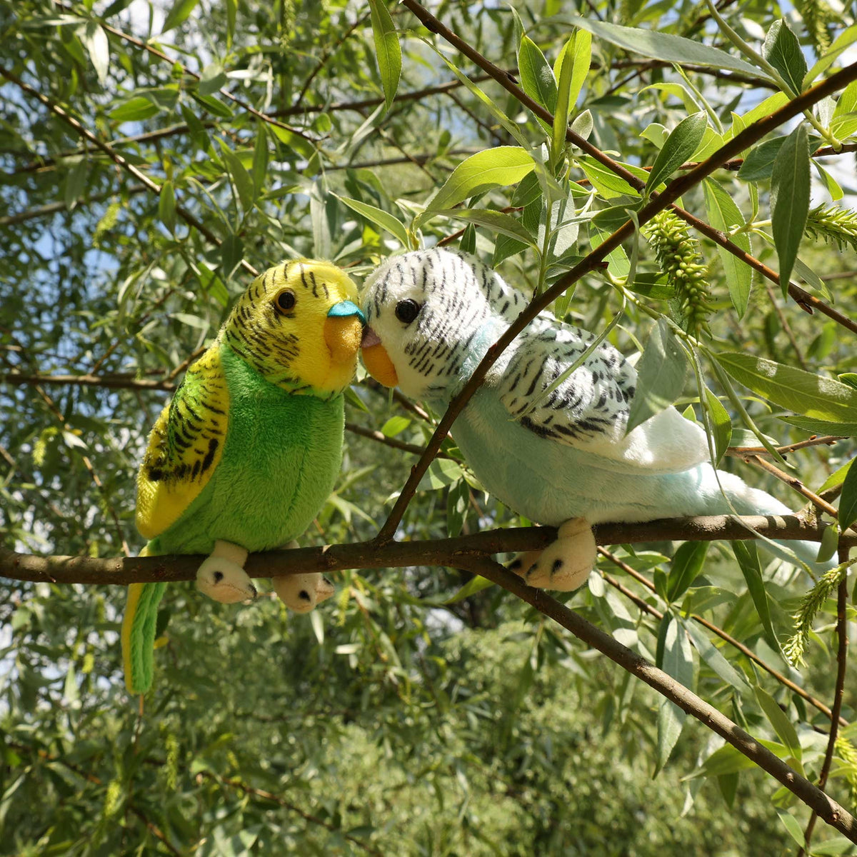Plush budgerigar 13 cm