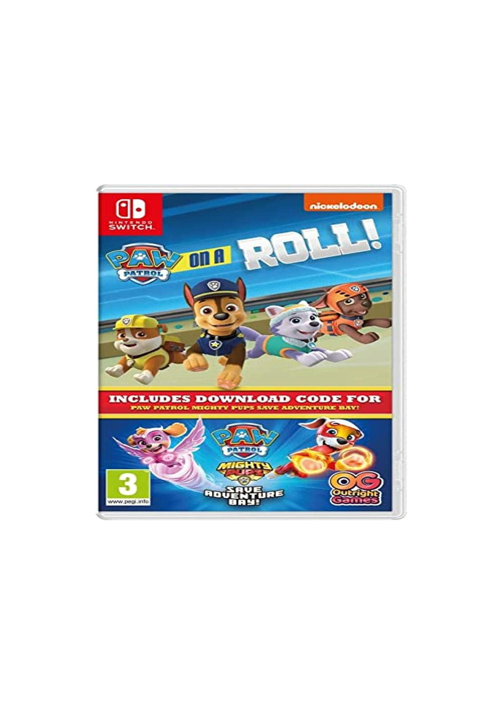 PAW Patrol: On a Roll + PAW Patrol: Mighty Pups Save Adventure Bay – Double Pack (Nintendo Switch)