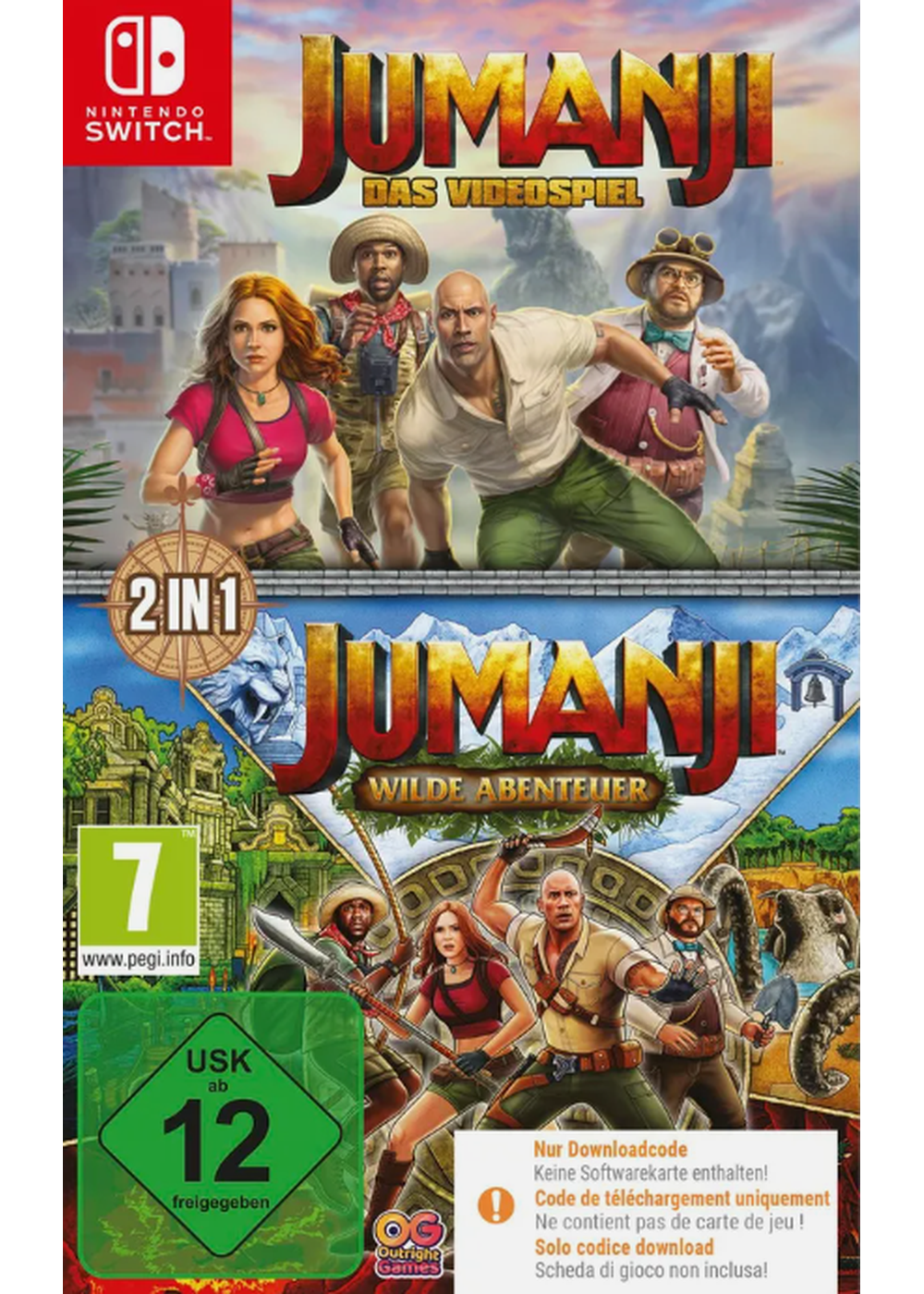 Jumanji 1+2 Compilation (Nintendo Switch)