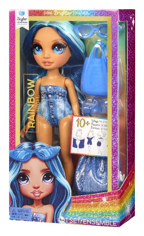 Rainbow High Skyler Bradshaw fashion doll in swimsuit