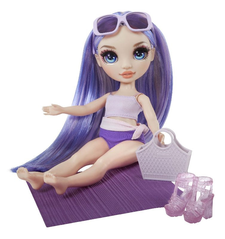 Rainbow High fashion doll in swimsuit - Violet Willow