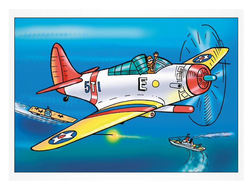 Aircraft Colouring Book A5