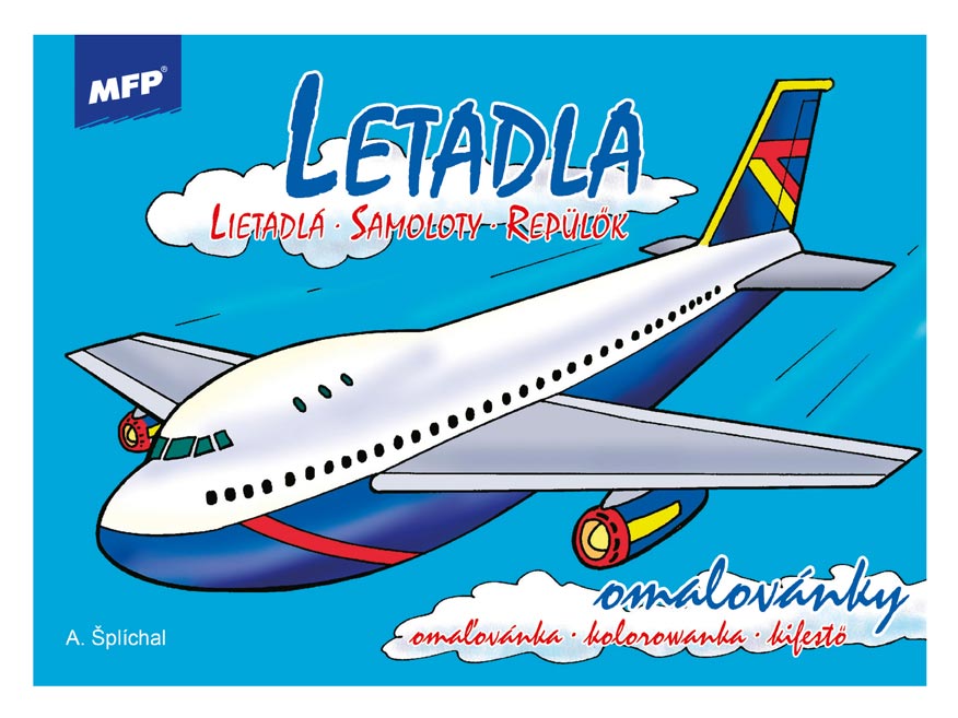 Aircraft Colouring Book A5