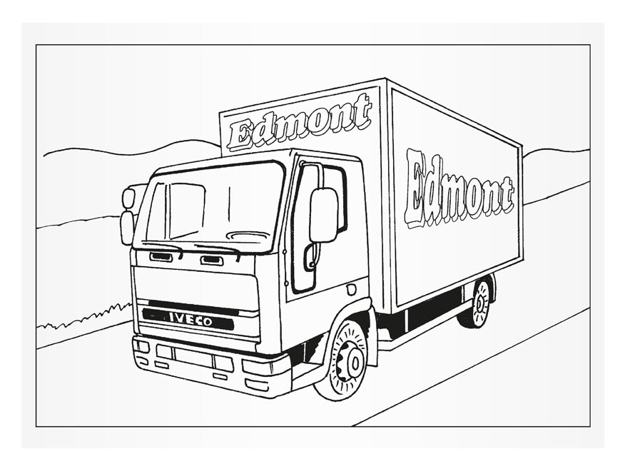 MFP Truck Colouring Book