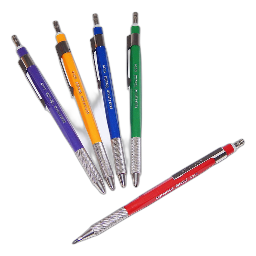 Koh-i-Noor Versatil 5219 Mechanical Clutch Pencil 2 mm Assorted Colours