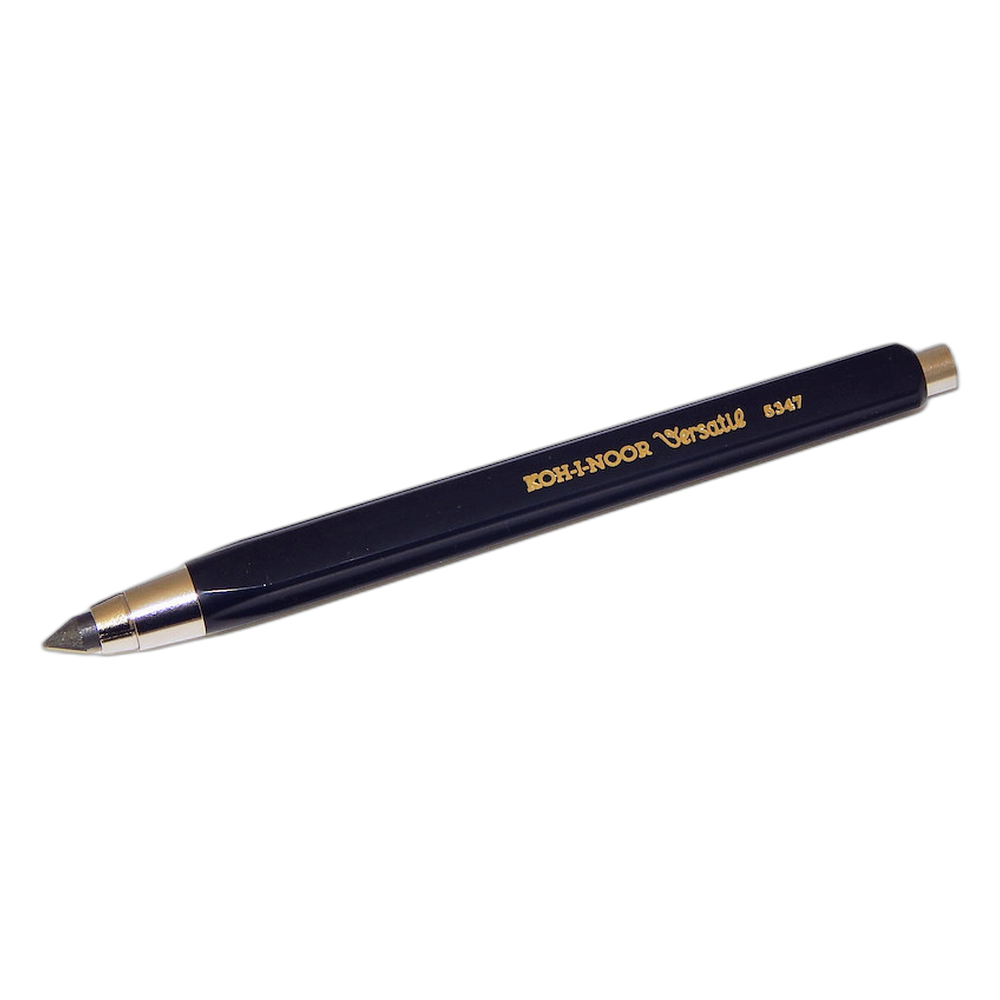 Koh-i-Noor Versatil 5347 Triangular Mechanical Clutch Pencil 5.6 mm Black