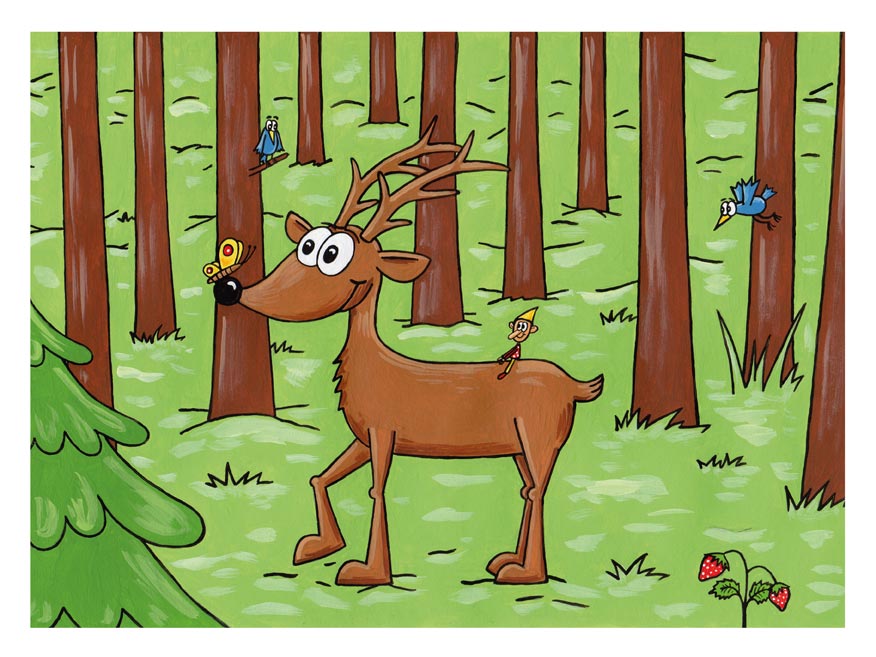 Forest Animals Colouring Book