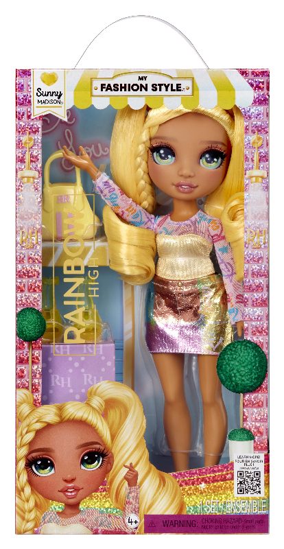 Rainbow High My Fashion Style Doll Sunny 28 cm