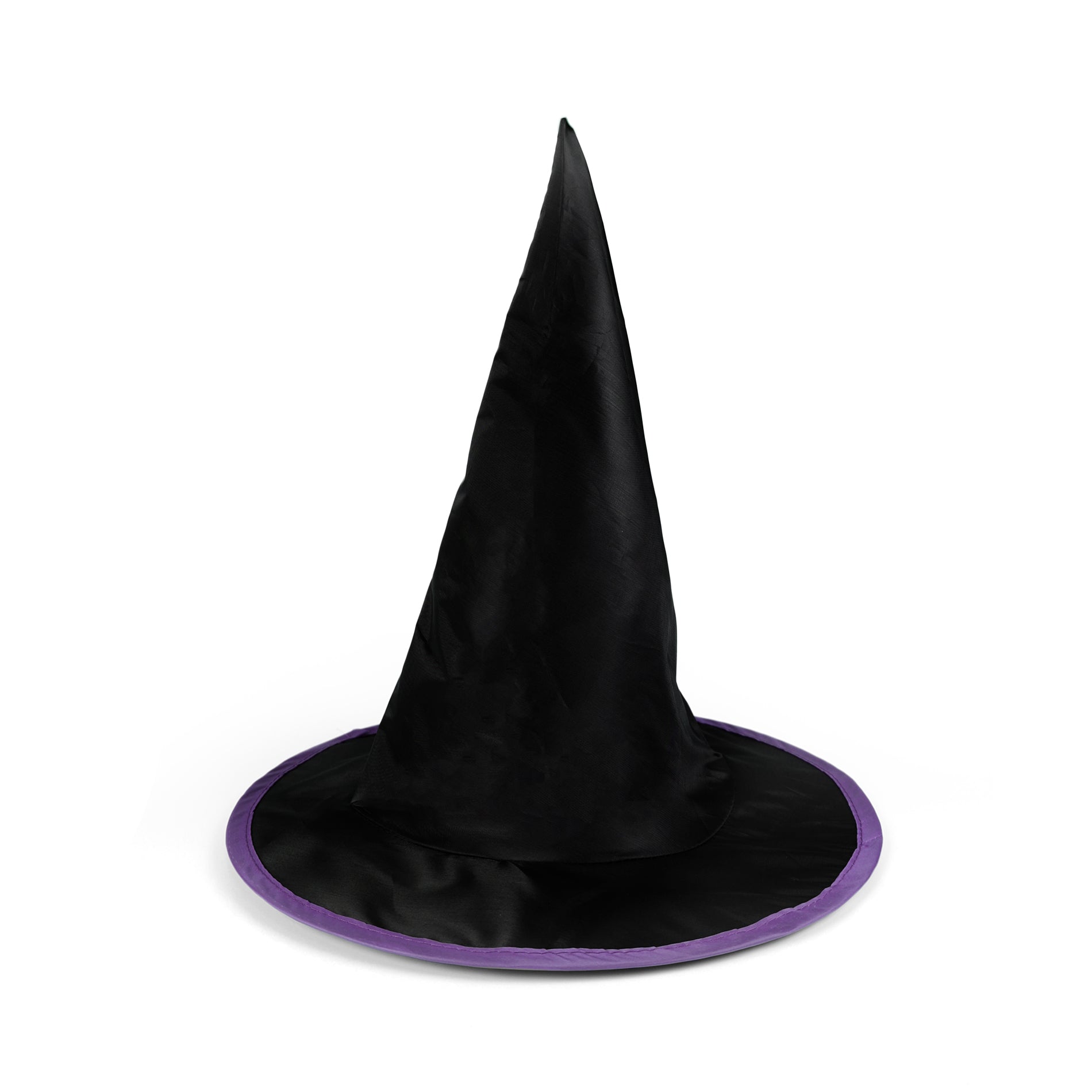 Children's black and purple witch hat