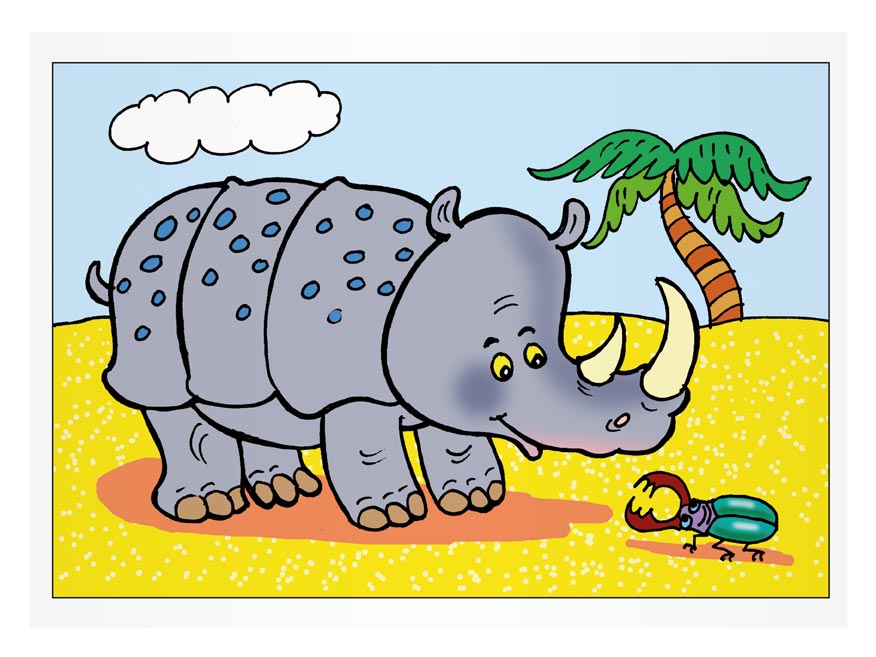 MFP Animals 2 A5 colouring book, 16 pages