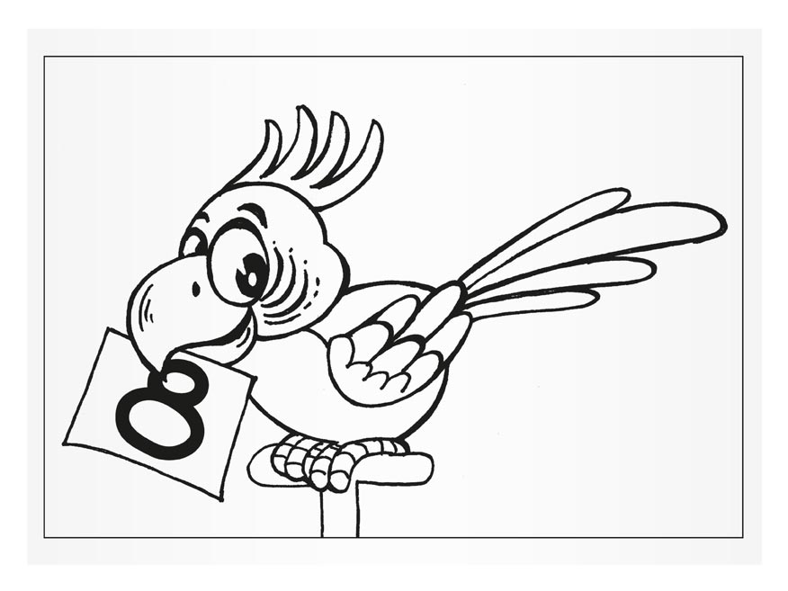 MFP Animals 2 A5 colouring book, 16 pages