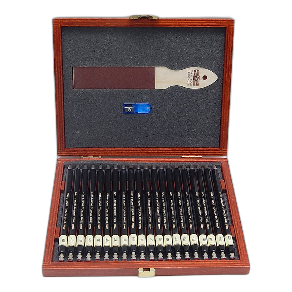 Koh-i-Noor Versatil 5900 Clutch Pencil Set of 20 Grades 2.0 mm in Wooden Case