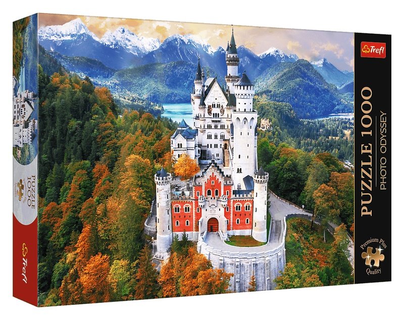 Puzzle Premium Plus Photo Odyssey: Zámek Neuschwanstein 1000 dílků