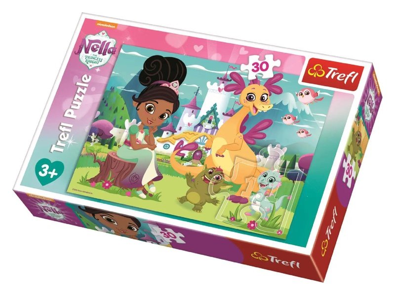 Puzzle Nella Princezna rytířů: Bezstarostná zábava 30 dílků