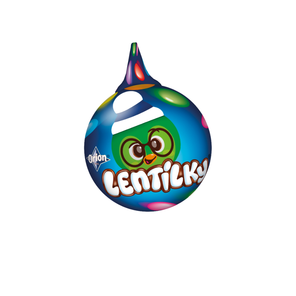 Orion Lentilky Christmas Ornaments / Lentilky vanocni banky