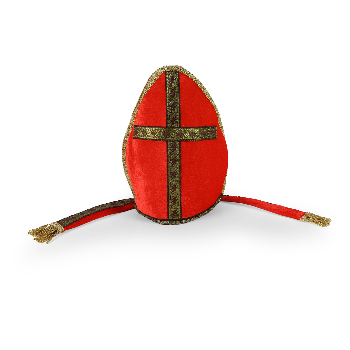 Saint Nicholas hat with gold trim / Mikulášská čepice