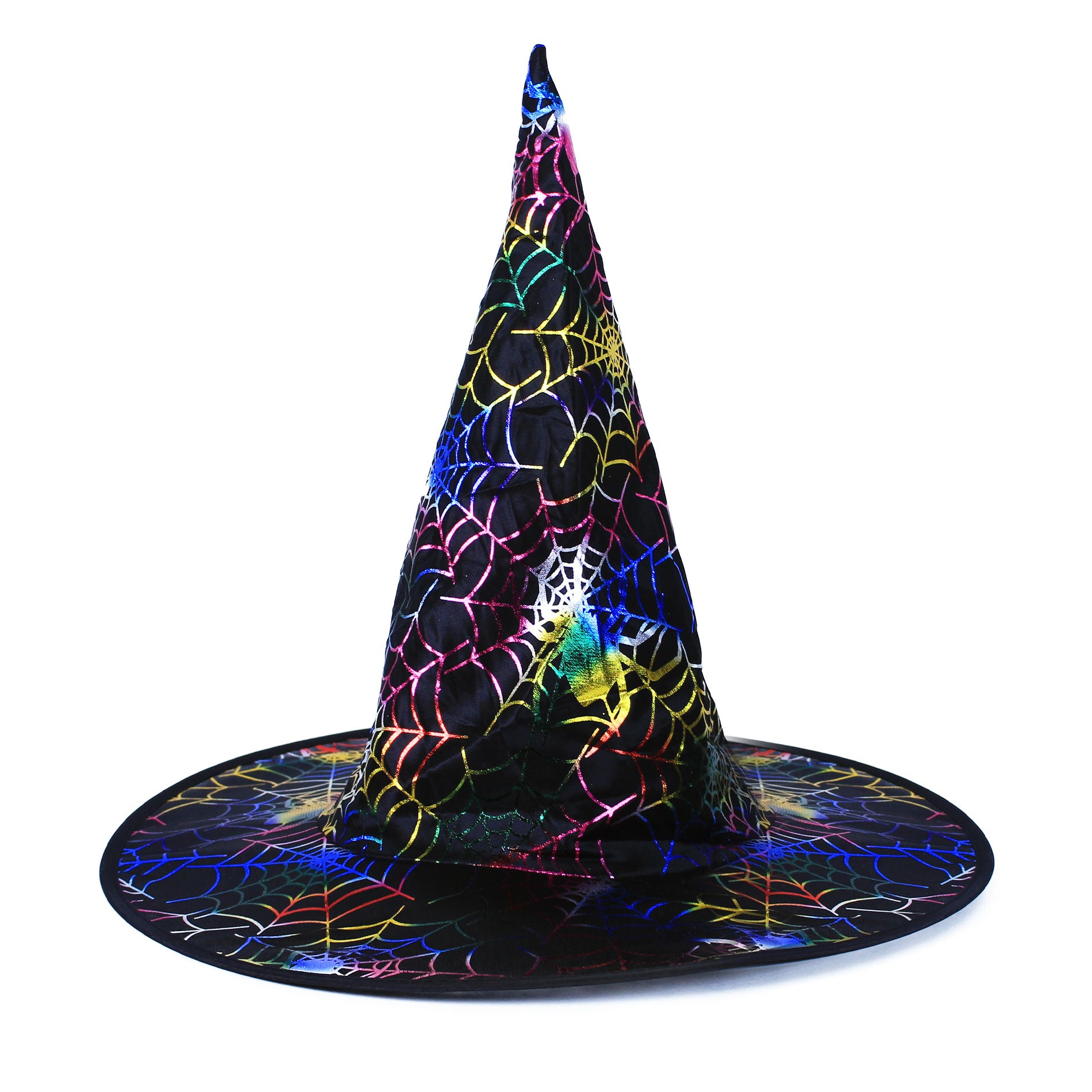 Wizard hat with Halloween cobwebs for adults