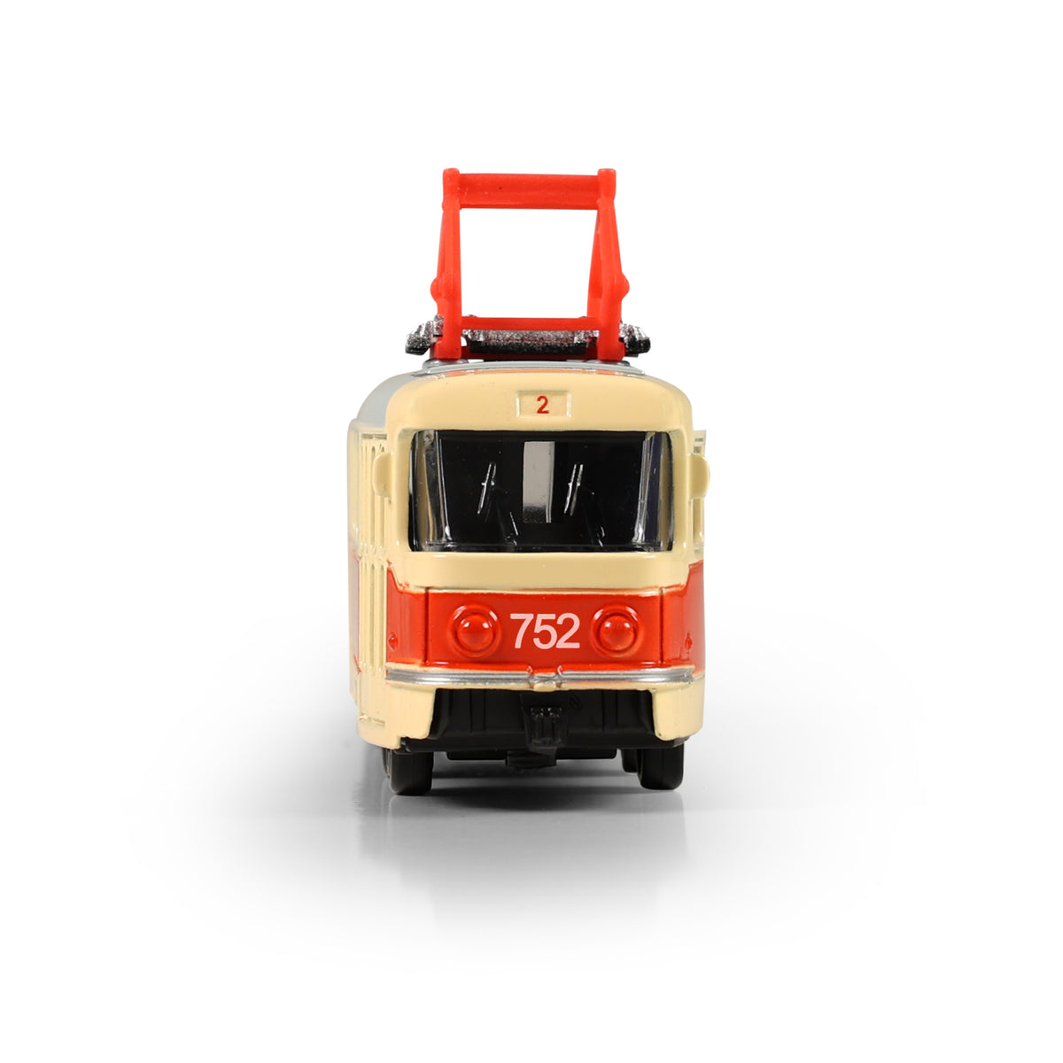 Czech retro tram T3 metal model 16 cm / Česká retro tramvaj