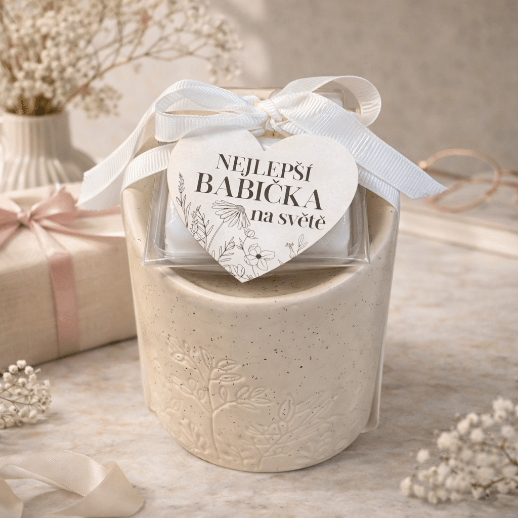 Aroma Lamp with Scented Waxes for Grandma