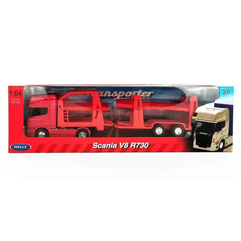 WELLY SCANIA V8 R 730 metal truck model 1:64, 30 cm