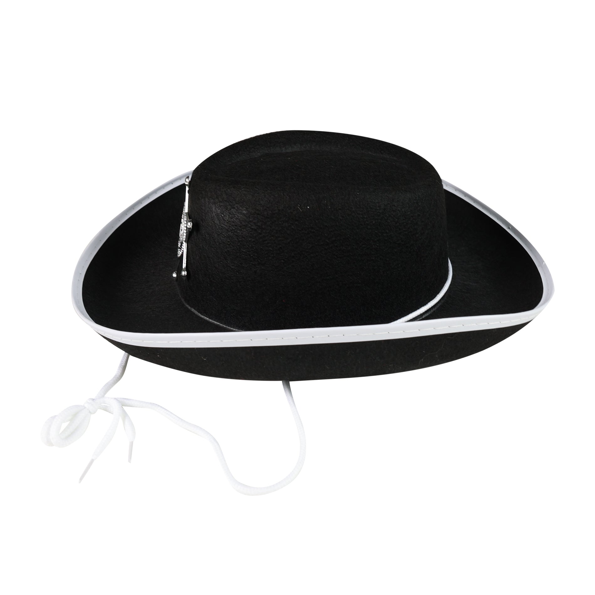 Children's black sheriff hat