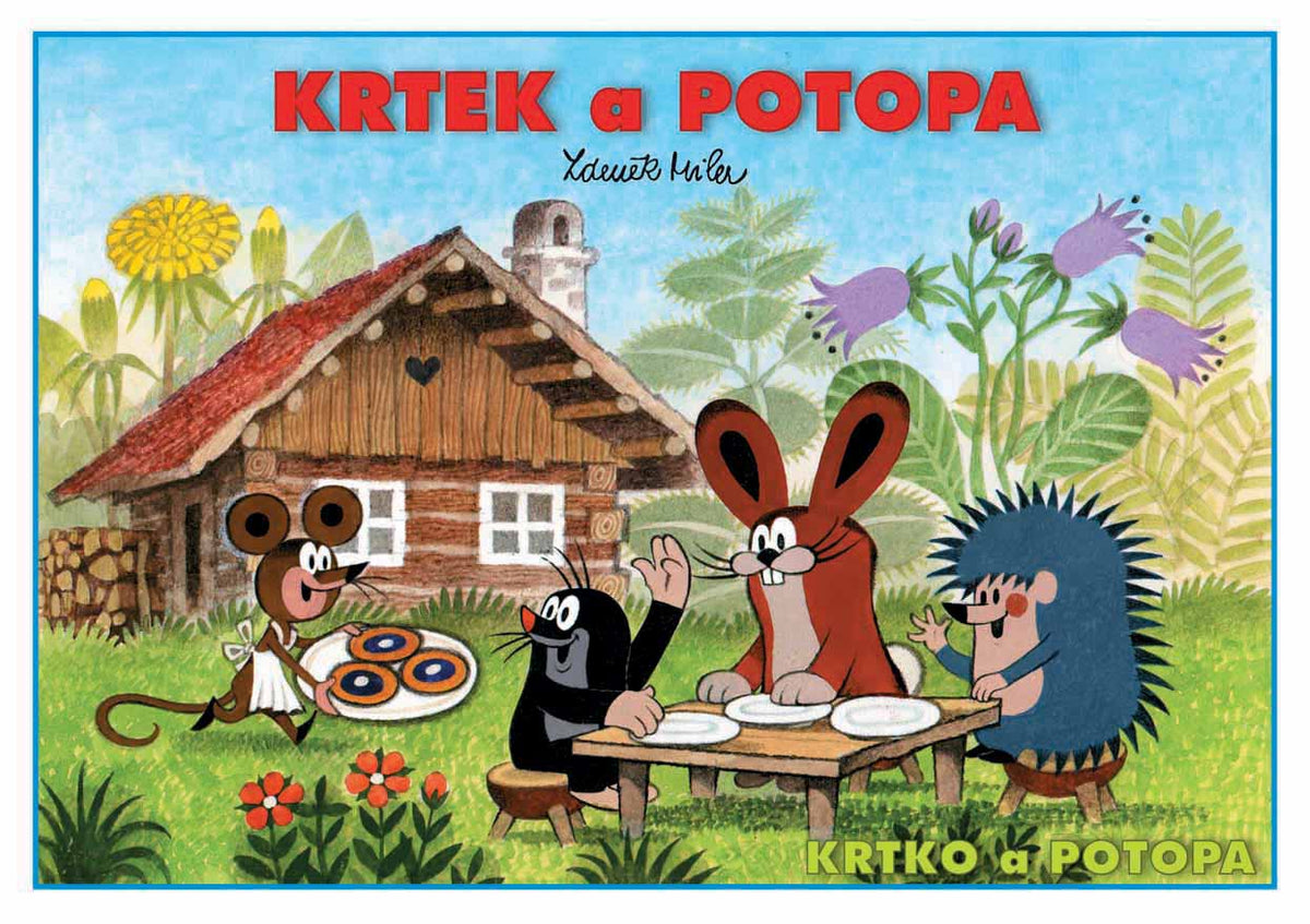 Colouring book The Mole and the flood A5 / Krtek