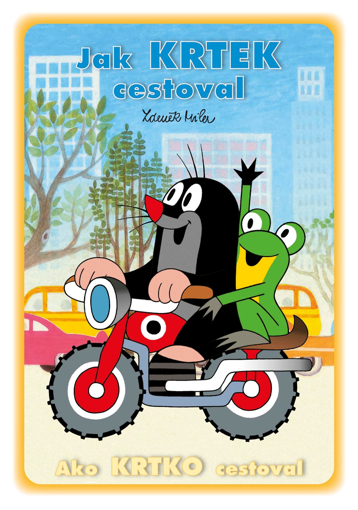 Colouring book The Mole travels A5 / Krtek