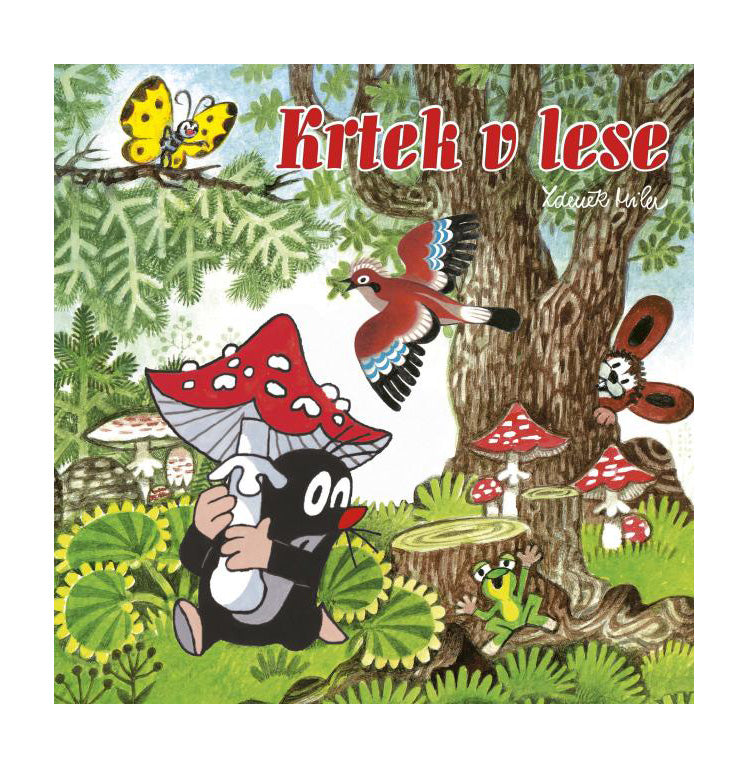 Square colouring book Little Mole in the forest / Krtek