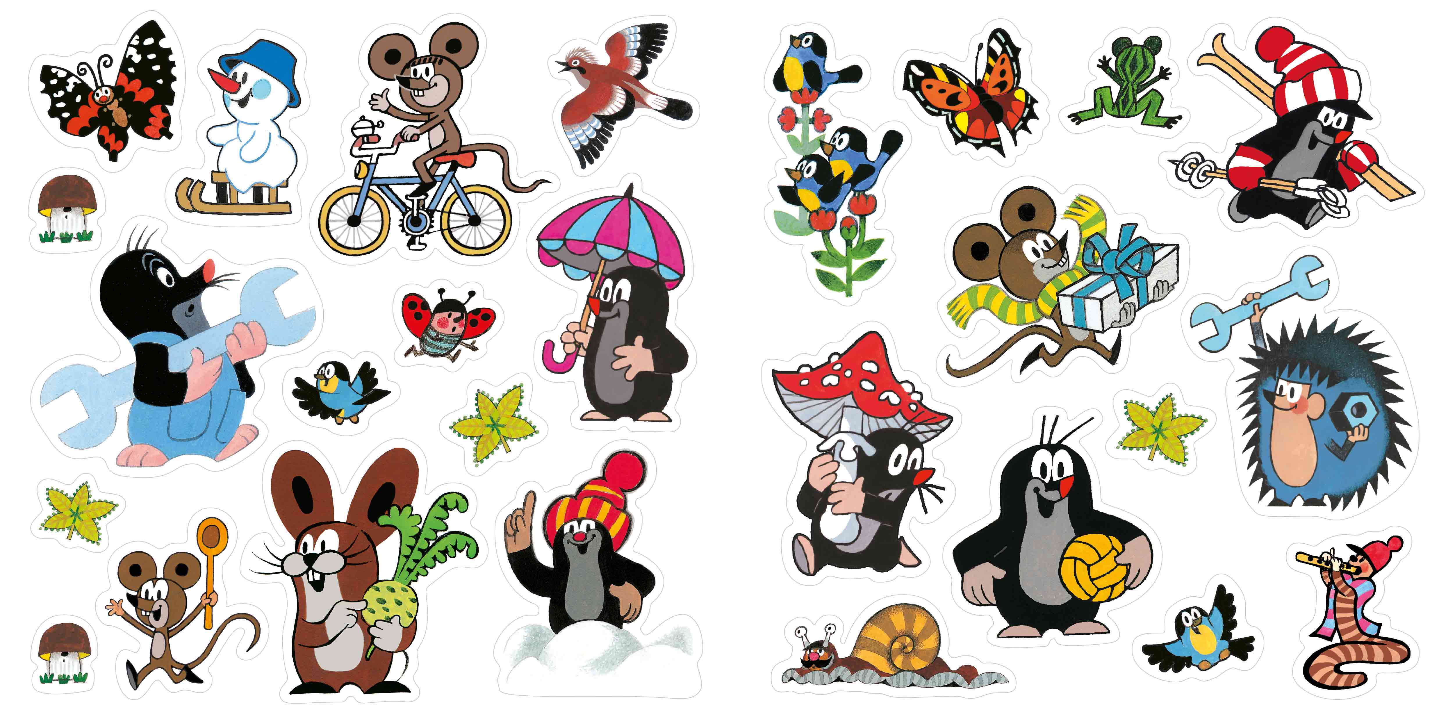 Krtek 2 picture album: Play with stickers / Krtek