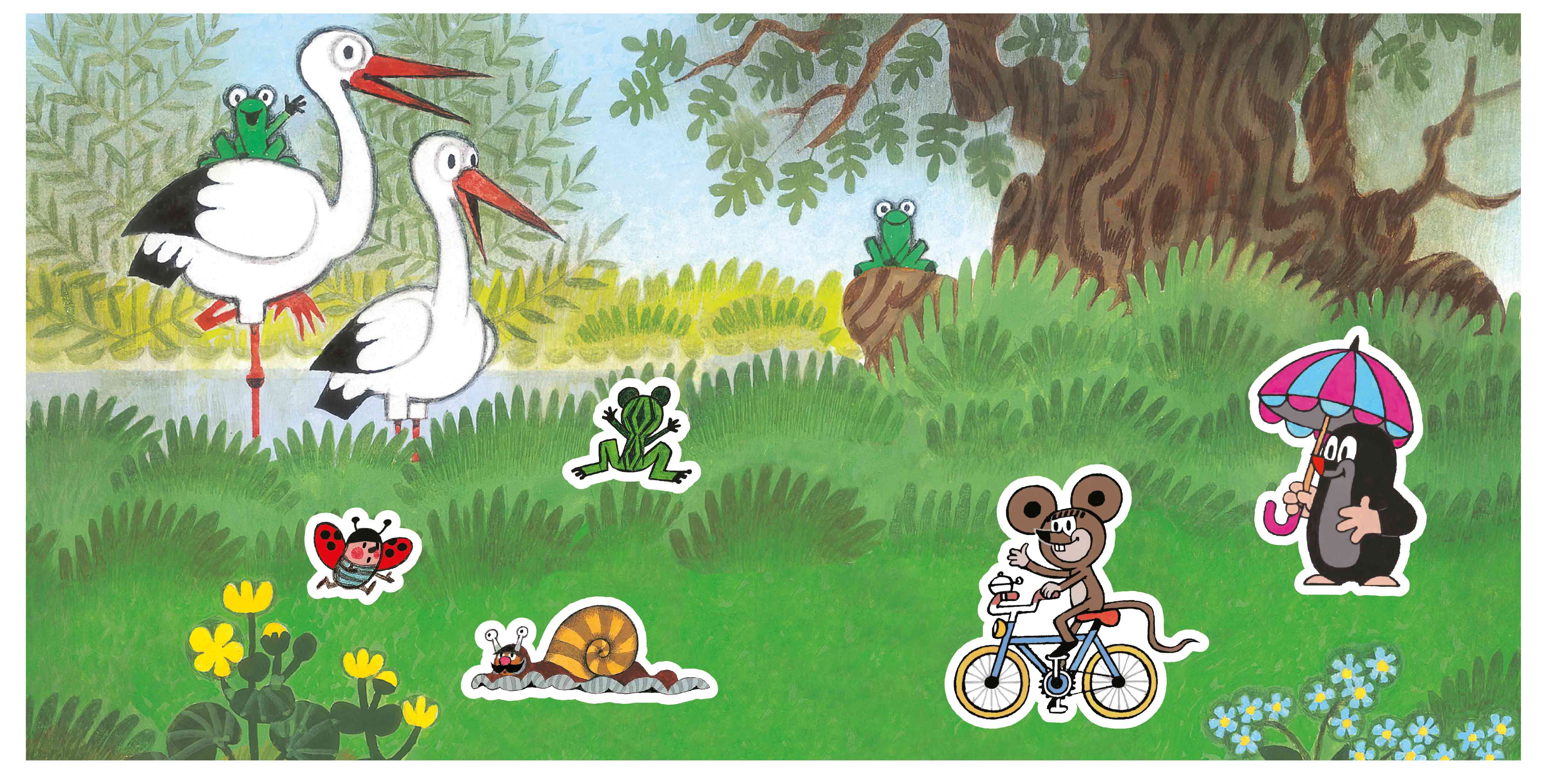 Krtek 2 picture album: Play with stickers / Krtek