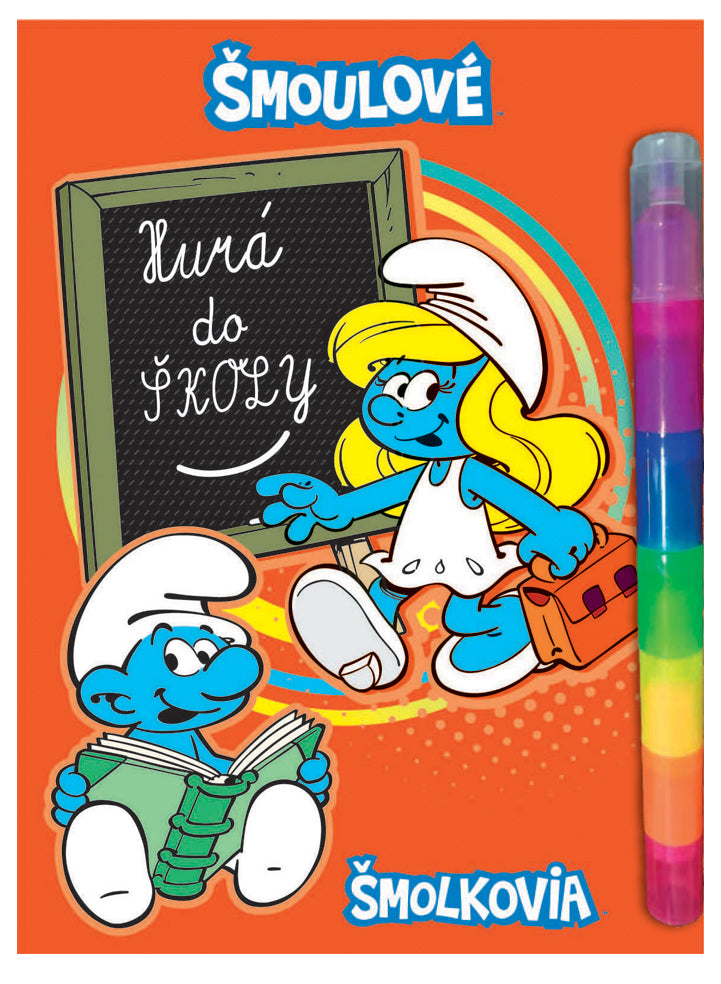 Smurfs Activity Notebook with Maxi Marker