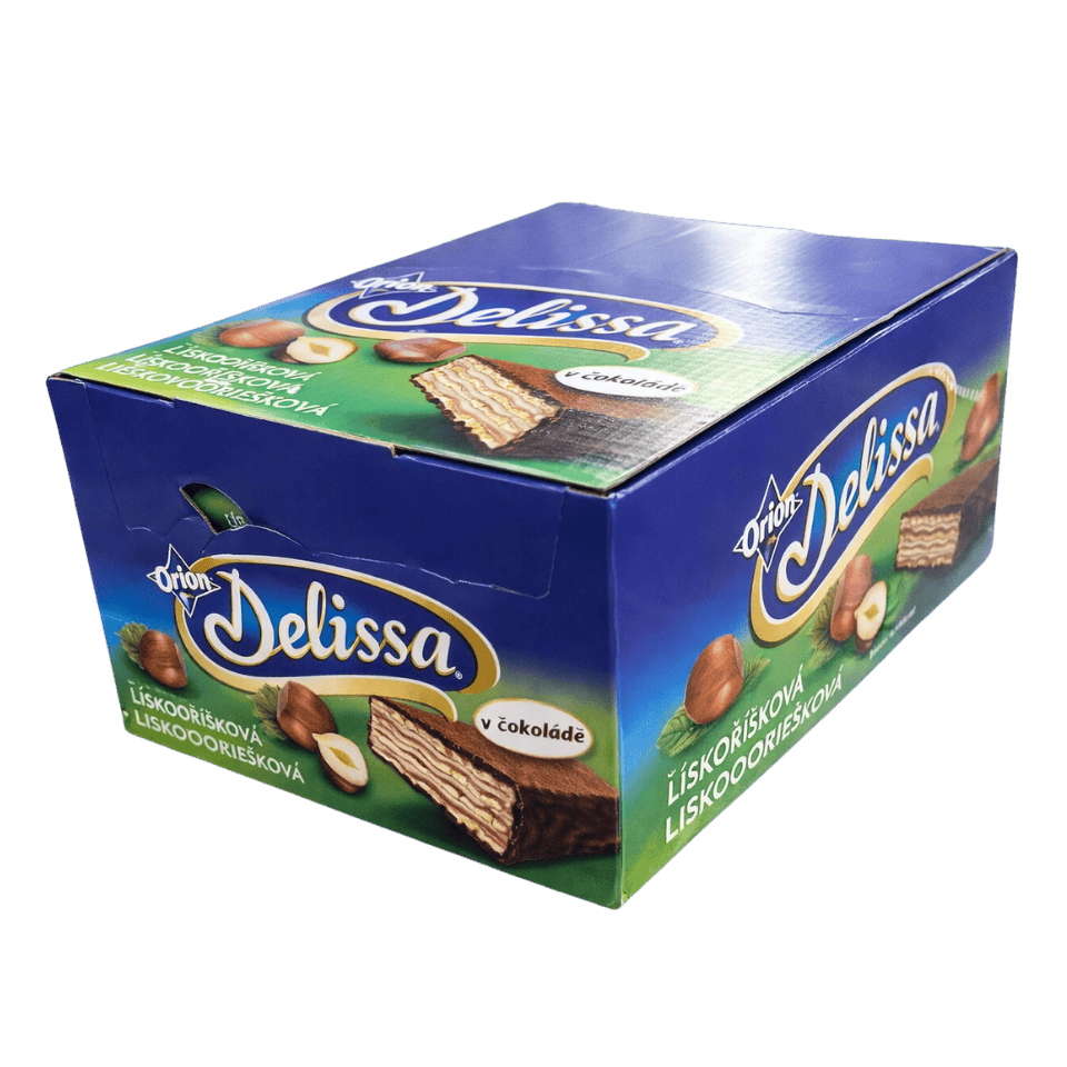 Orion Delissa Hazelnut Wafer / Delissa liskovy orisek oplatka Pack of 30 pcs