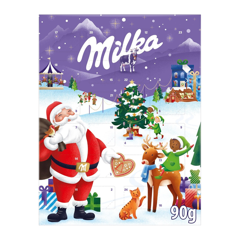 Milka Advent Calendar Alpine Milk Chocolate