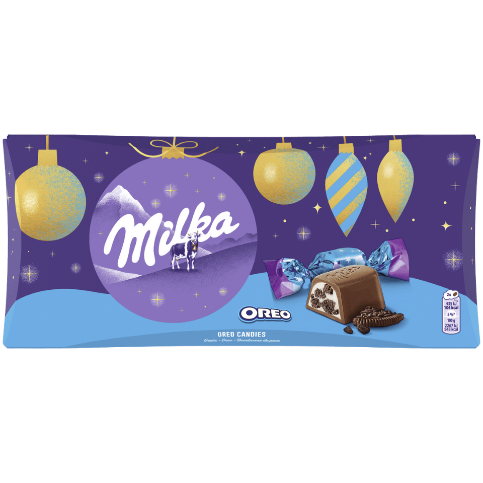 Milka Christmas Candies Oreo / Milka Vanocni Salonky Oreo