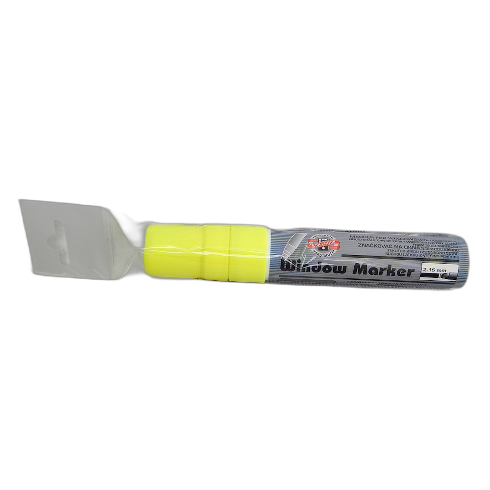 Koh-i-Noor 9115 Liquid Chalk Window Marker Yellow