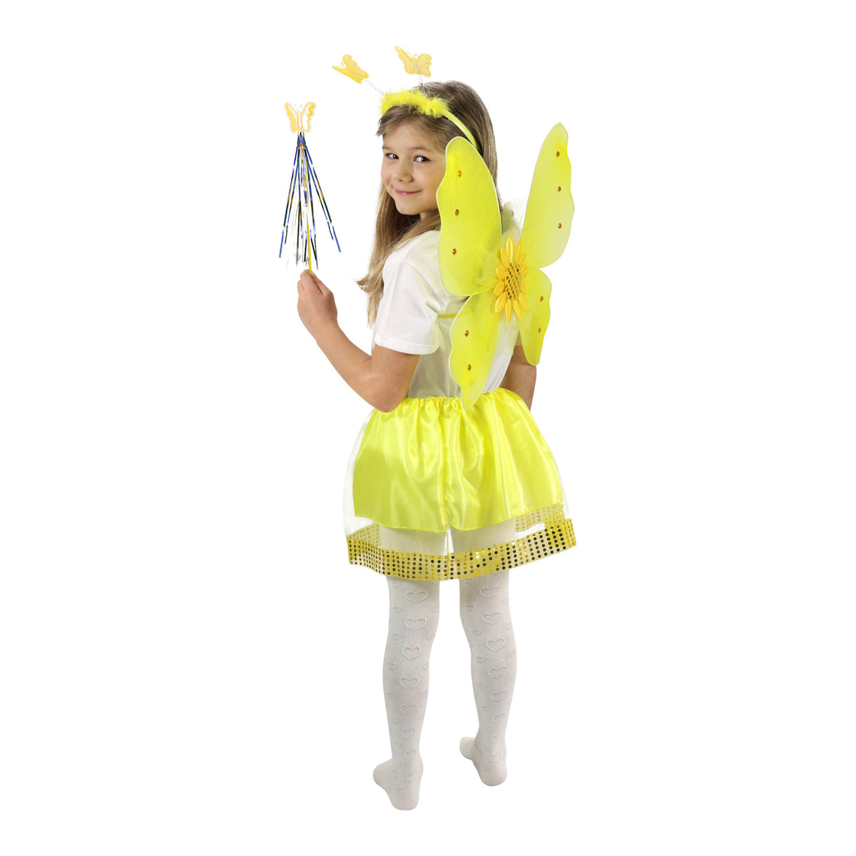 Children's Sunflower Costume with Wings