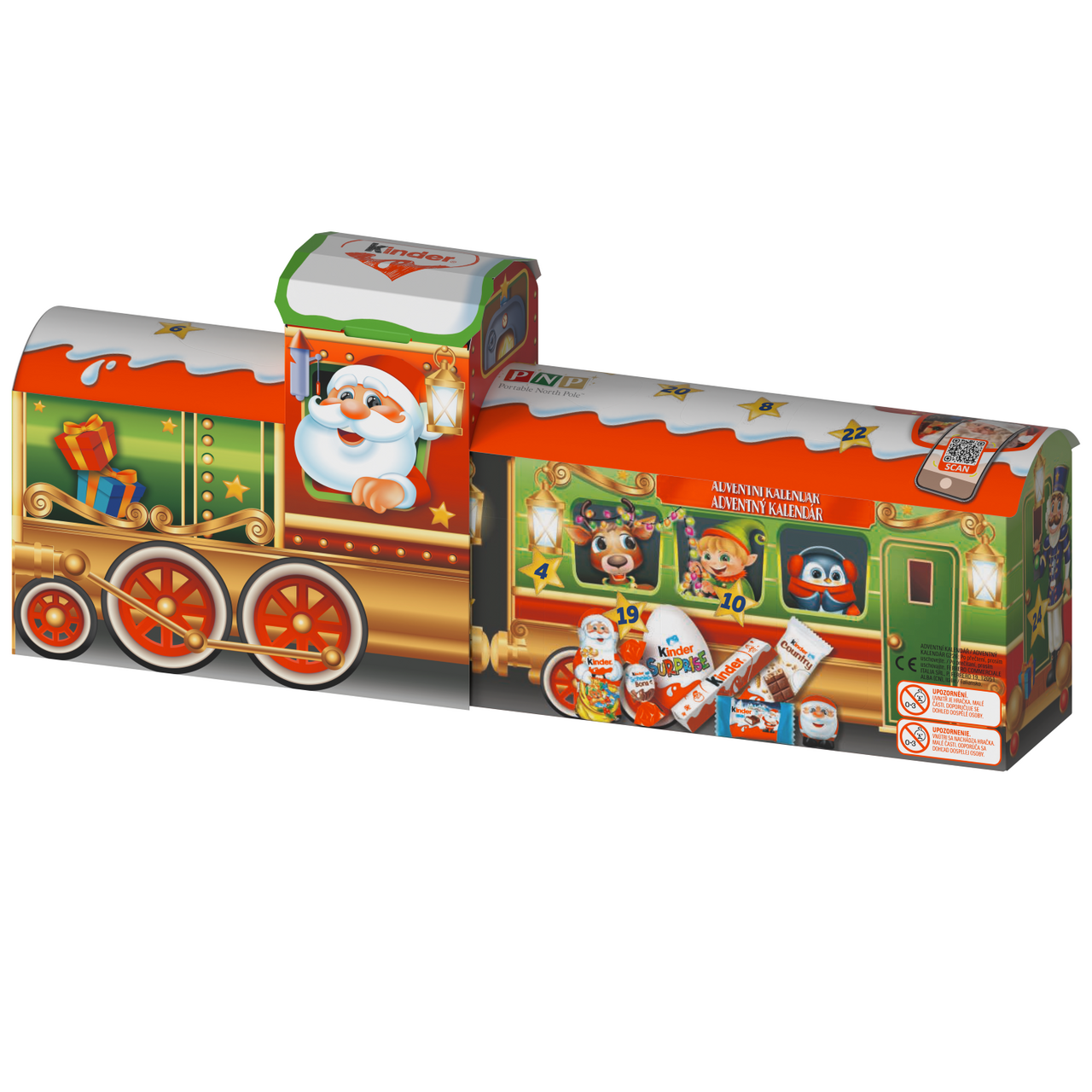 Kinder Advent Calendar Train 226g / Kinder Adventni Kalendar Vlacek 226g