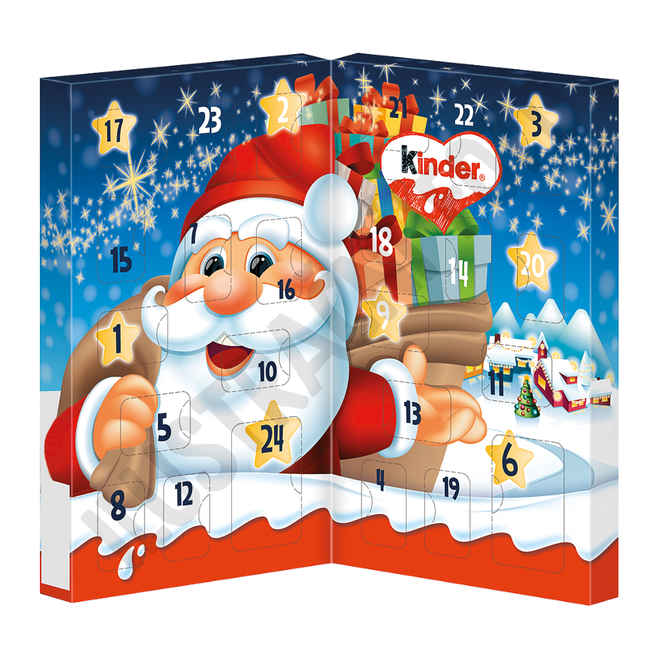 Kinder Mini Eggs Advent Calendar Santa Claus