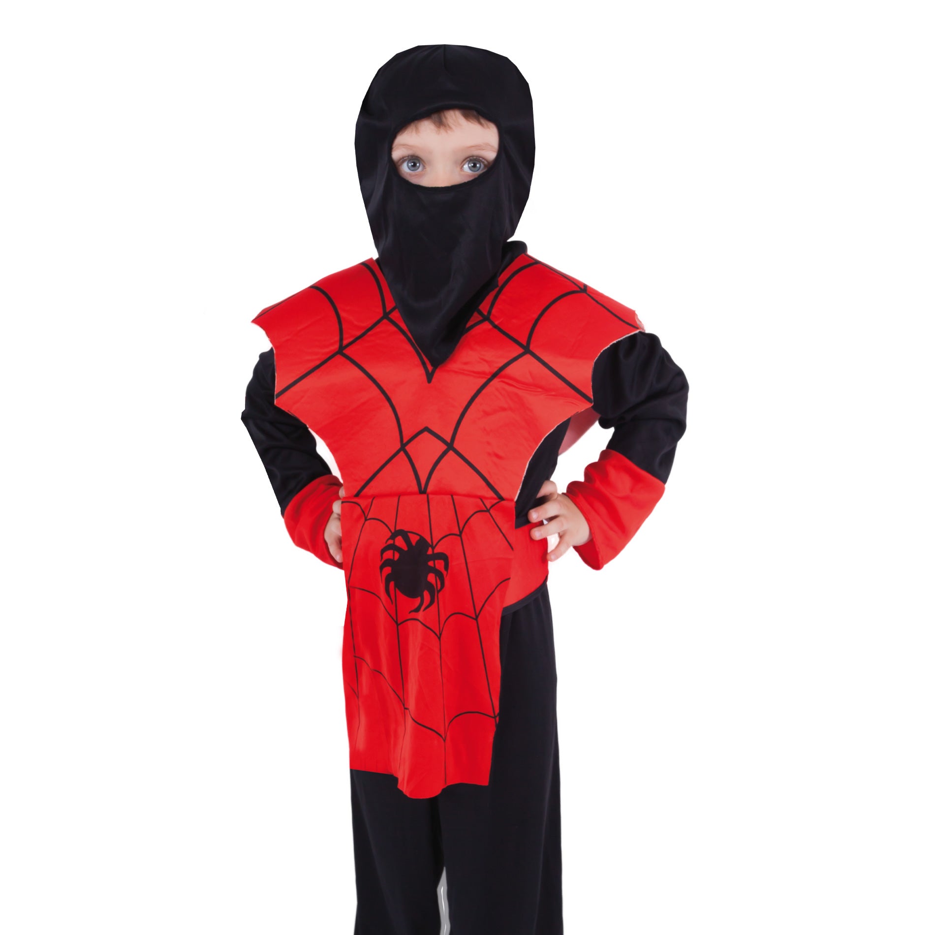 Red Ninja children's costume, size S