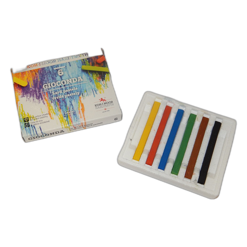 Koh-i-Noor Gioconda Artist Oil Pastels Set of 6 Shades