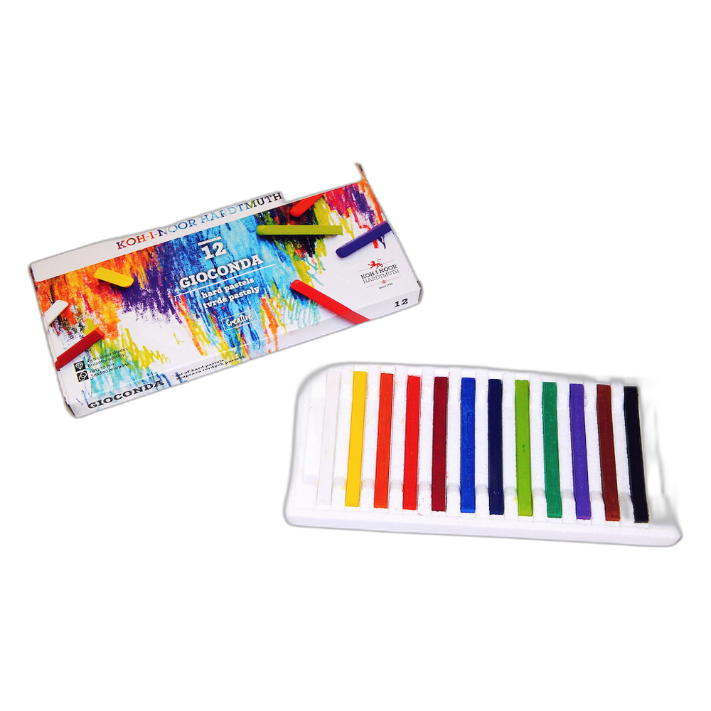 Koh-i-Noor Gioconda Artist Oil Pastels Set of 12 Shades