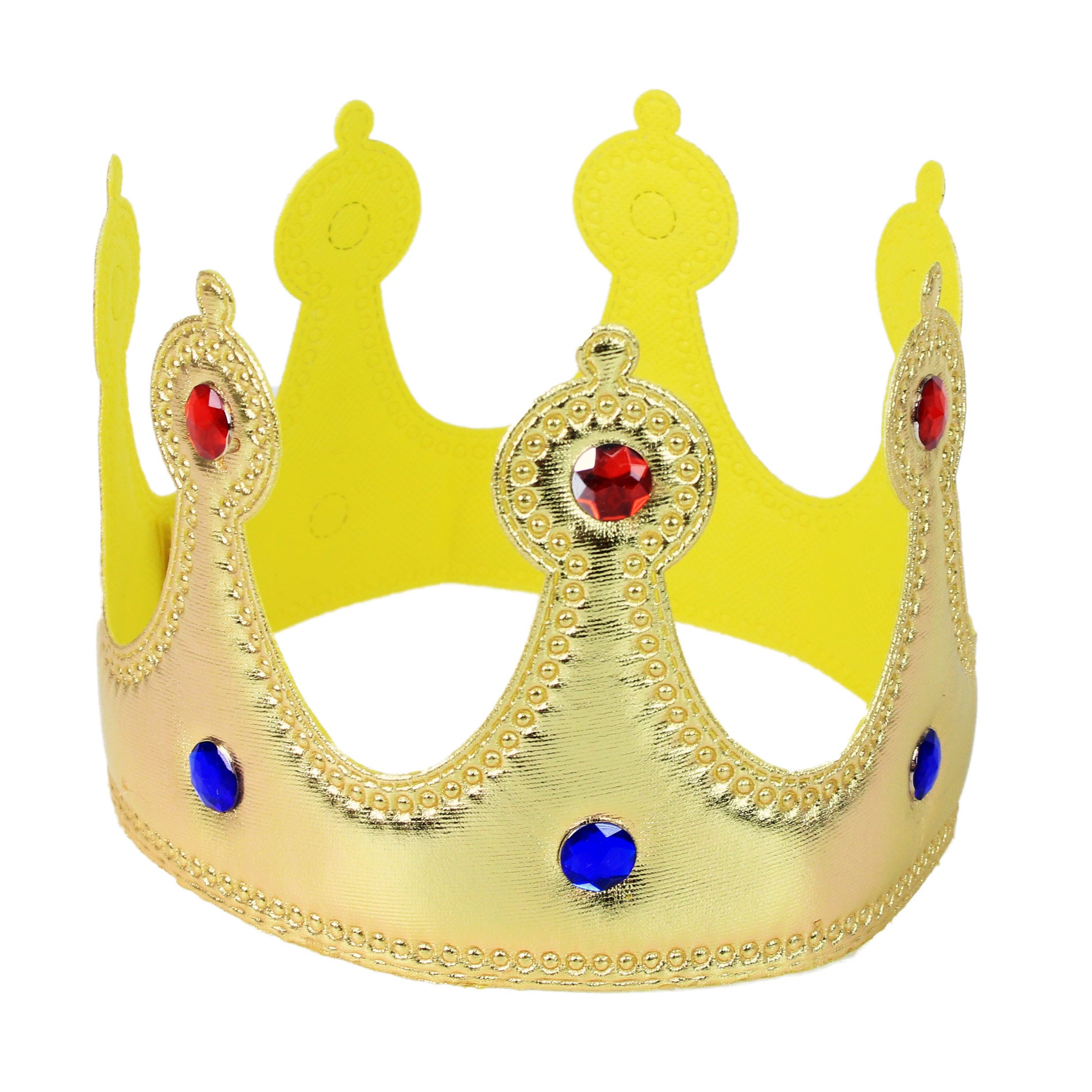 Royal crown with hook-and-loop fastening 53 cm
