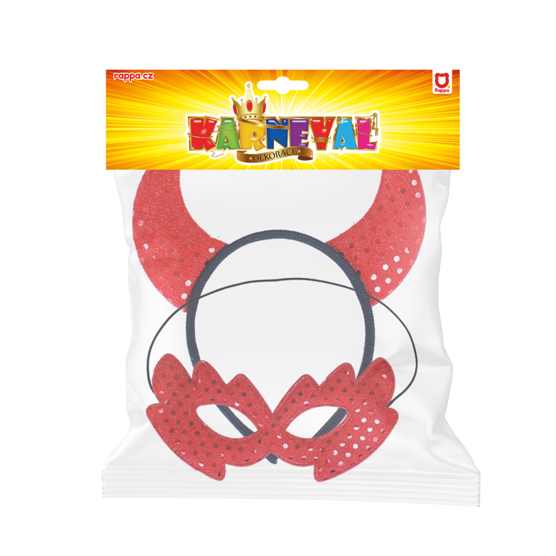 Devil Horns and Mask Set for Adults