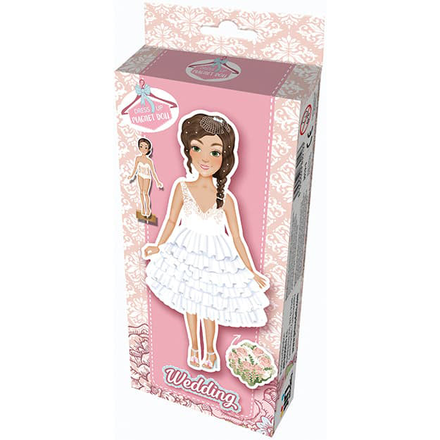 Magnetic dress-up doll Wedding