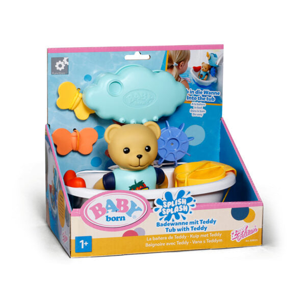 BABY born Splish Splash bath tub with Teddy