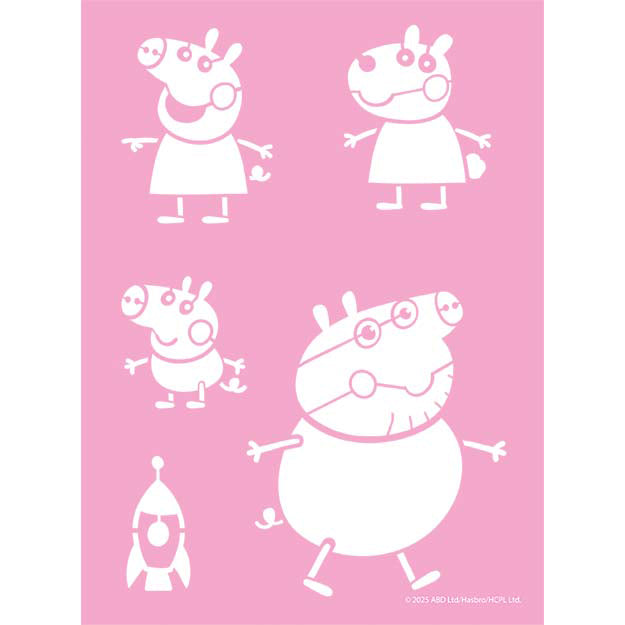 Peppa Pig colouring book with blow pens